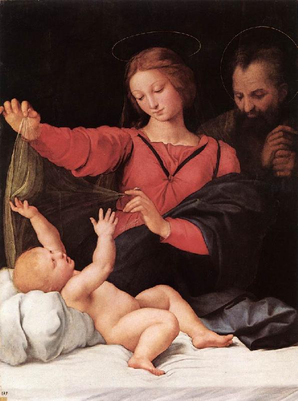 RAFFAELLO Sanzio Madonna of Loreto (Madonna del Velo) at oil painting picture